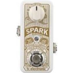 TC Electronic Spark Mini Effektpedal Hvid [Levering: 4-5 dage]